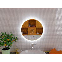 Зеркало с подсветкой для ванной комнаты Сиена 85 см